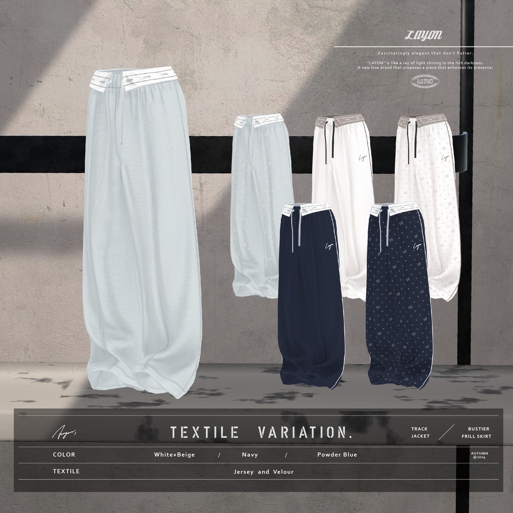 【3D】Enchant Bloke -Pants-(森羅/しなの/愛莉/マヌカ/ラシューシャ/萌/桔梗/Lapwing/セレスティア/Sioセミ対応) #LAYON服 #LAYONコーデ
