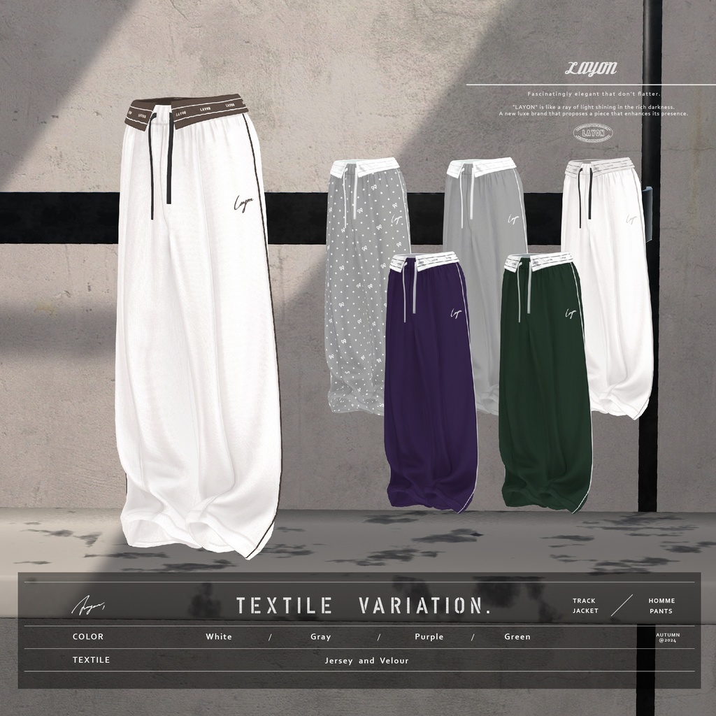 【3D】Enchant Bloke -Pants-(森羅/しなの/愛莉/マヌカ/ラシューシャ/萌/桔梗/Lapwing/セレスティア/Sioセミ対応) #LAYON服 #LAYONコーデ