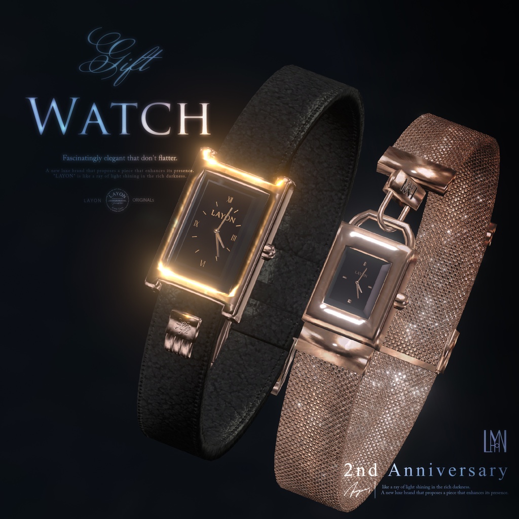 【Free】LAYON 2nd Anniversary GIFT Watch