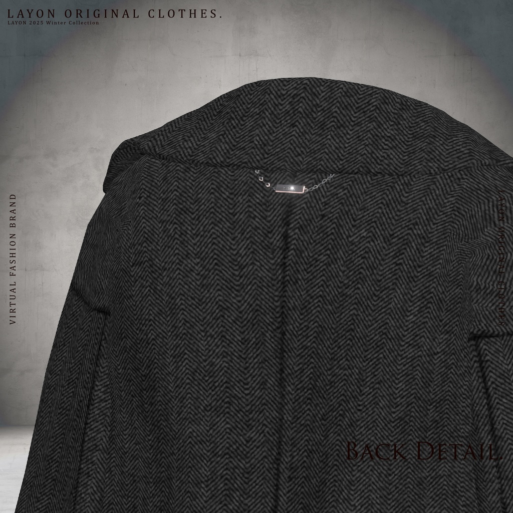 【3D】WHITE DUSK =HOMME= (水瀬/狛乃/ラシューシャ対応) #LAYON服 #LAYONコーデ