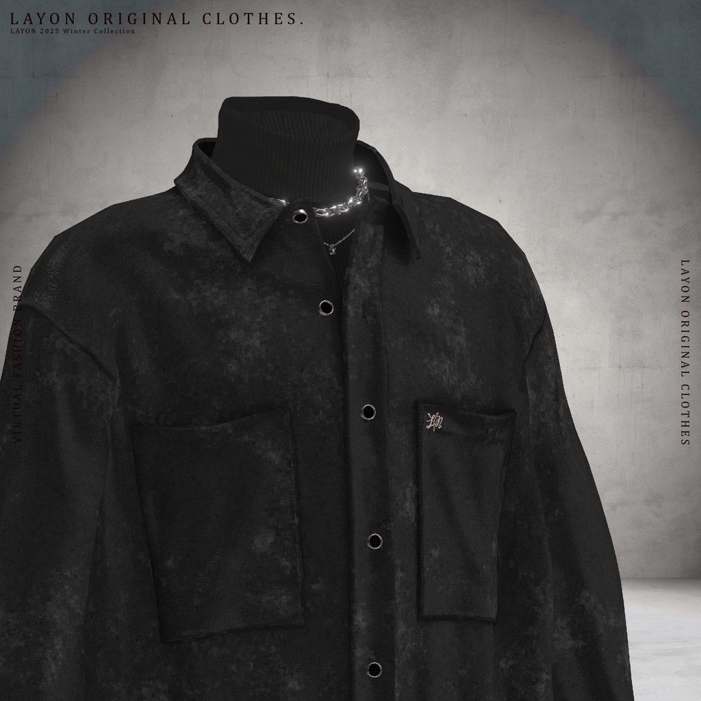 【3D】WHITE DUSK =HOMME= (水瀬/狛乃/ラシューシャ対応) #LAYON服 #LAYONコーデ