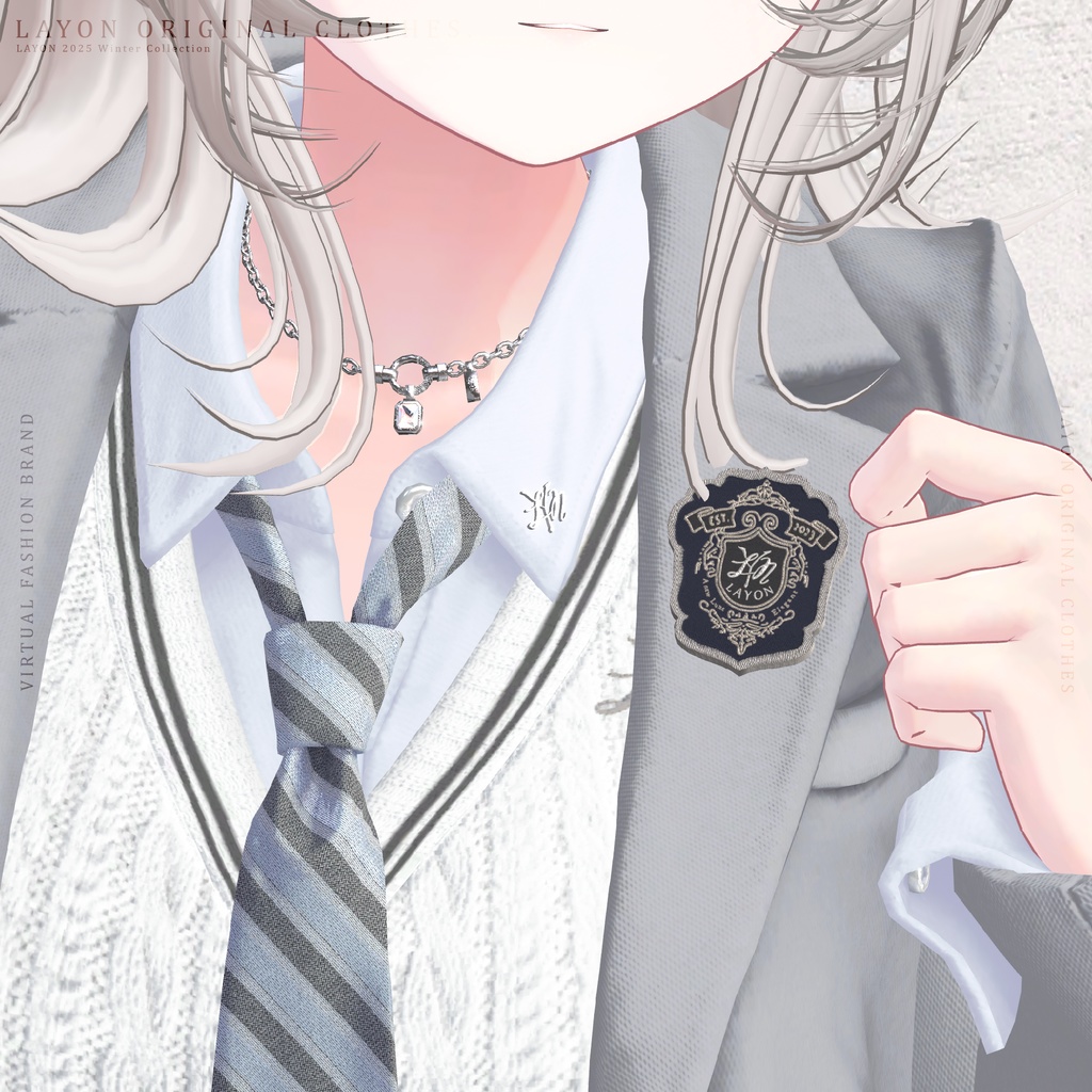 【3D】ACADEMIC HIGH SCHOOL UNIFORM (森羅/しなの/愛莉/マヌカ/ラシューシャ/桔梗/Lapwing/Sio対応) #LAYON服 #LAYONコーデ