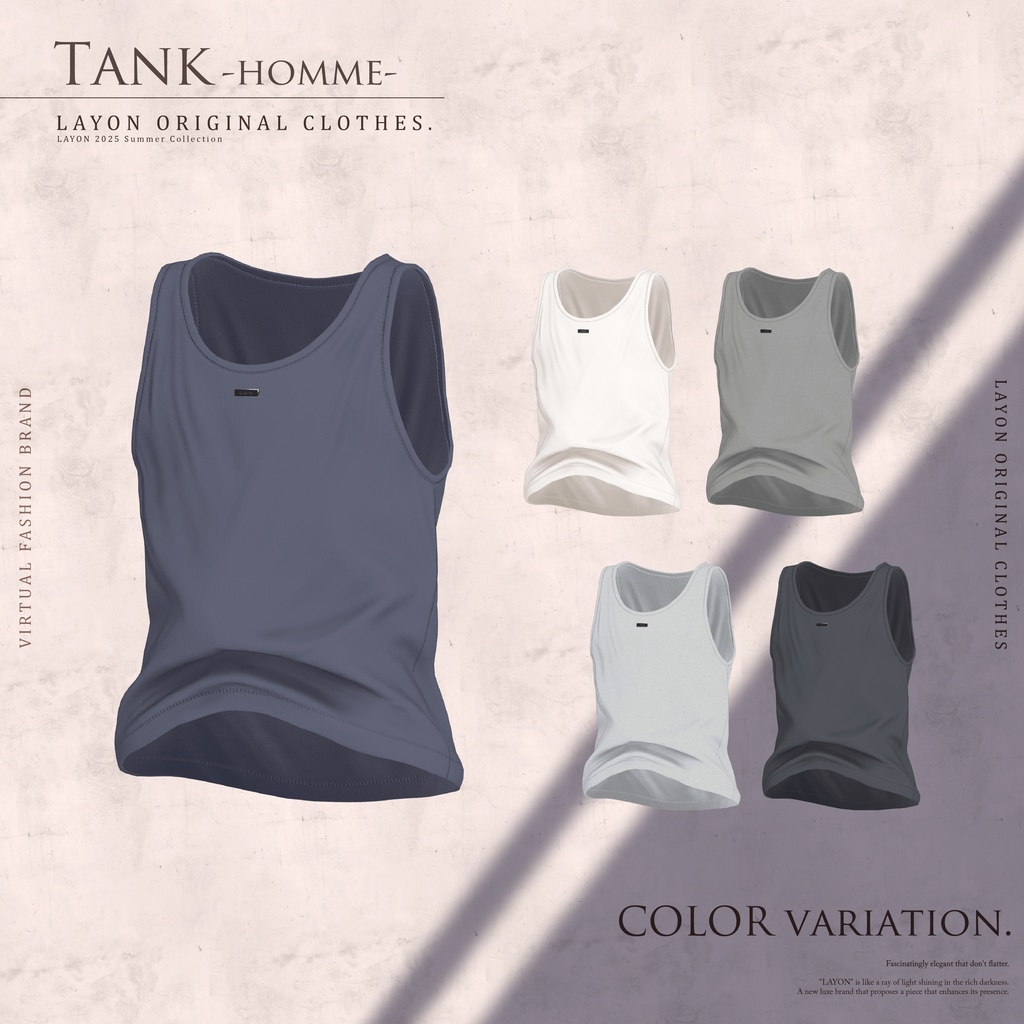 【3D】Chill out wear (森羅/しなの/愛莉/マヌカ/ラシューシャ/Lapwing/Sio/水瀬/狛乃/斑霞/ミルティナ/ルルネ/Alué対応) #LAYON服 #LAYONコーデ