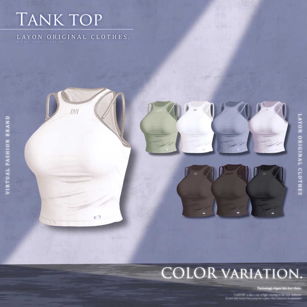 【3D】Dimensional Sheen (森羅/しなの/ミルティナ/愛莉/マヌカ/ラシューシャ/Lapwing/Sio対応) #LAYON服 #LAYONコーデ