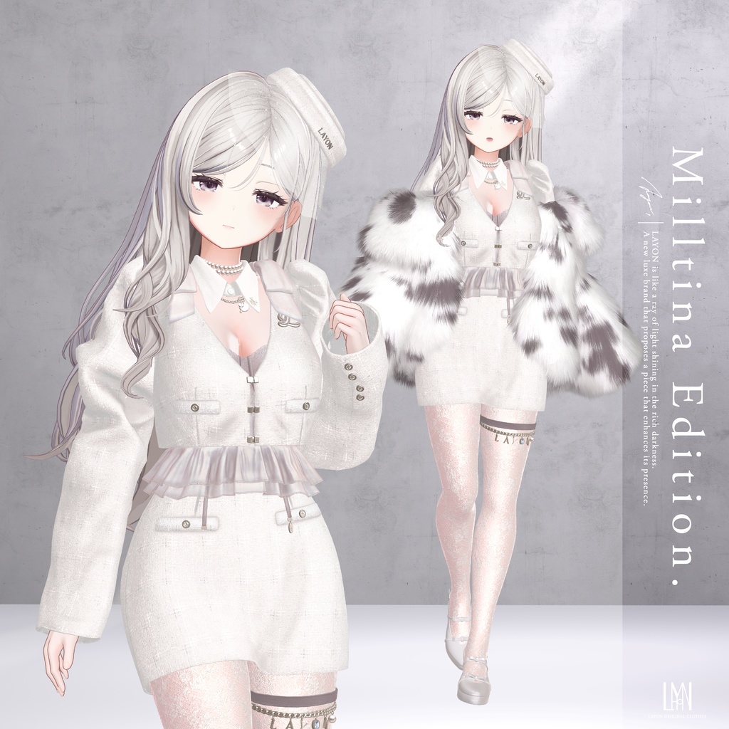 【3D】Sillage de Nuit (森羅/しなの/LUMINA/マヌカ/ラシューシャ/Lapwing/Sio/マリシア/ミルティナ/ルルネ/対応) #LAYON服 #LAYONコーデ