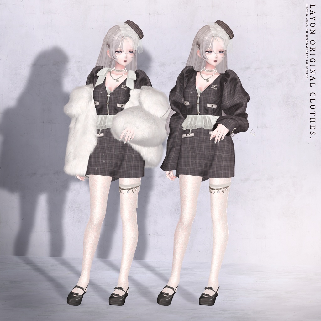 【3D】Sillage de Nuit (森羅/しなの/LUMINA/マヌカ/ラシューシャ/Lapwing/Sio/マリシア/ミルティナ/ルルネ/対応) #LAYON服 #LAYONコーデ