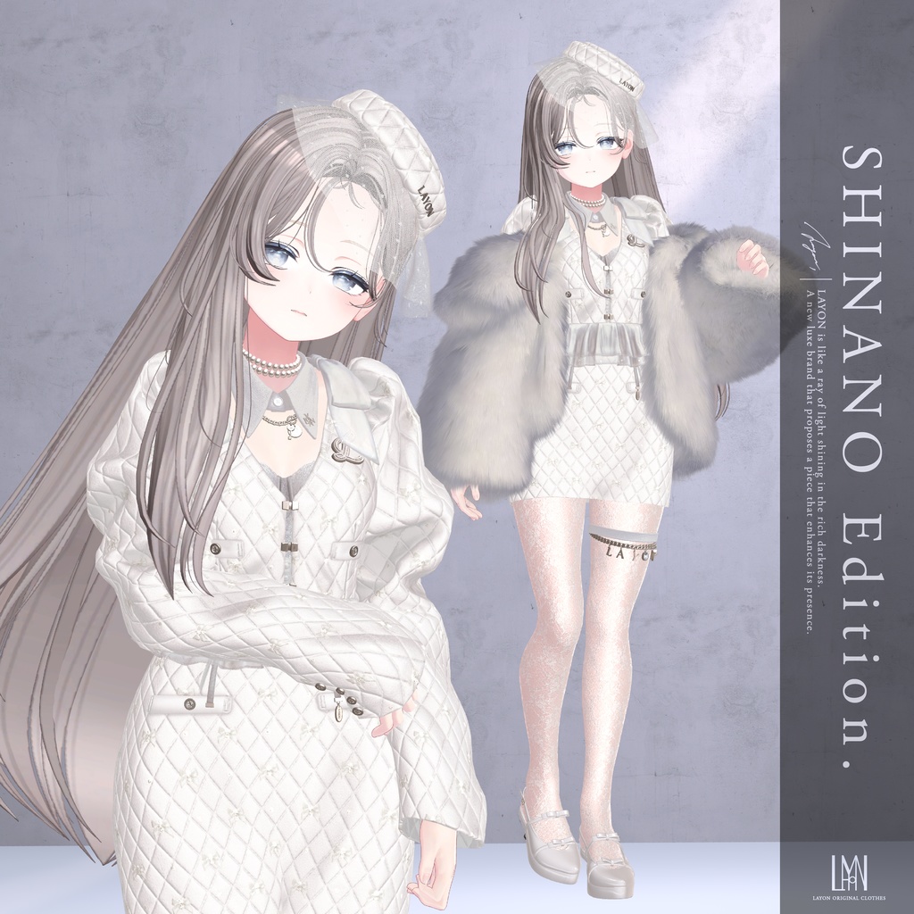 【3D】Sillage de Nuit (森羅/しなの/LUMINA/マヌカ/ラシューシャ/Lapwing/Sio/マリシア/ミルティナ/ルルネ/対応) #LAYON服 #LAYONコーデ