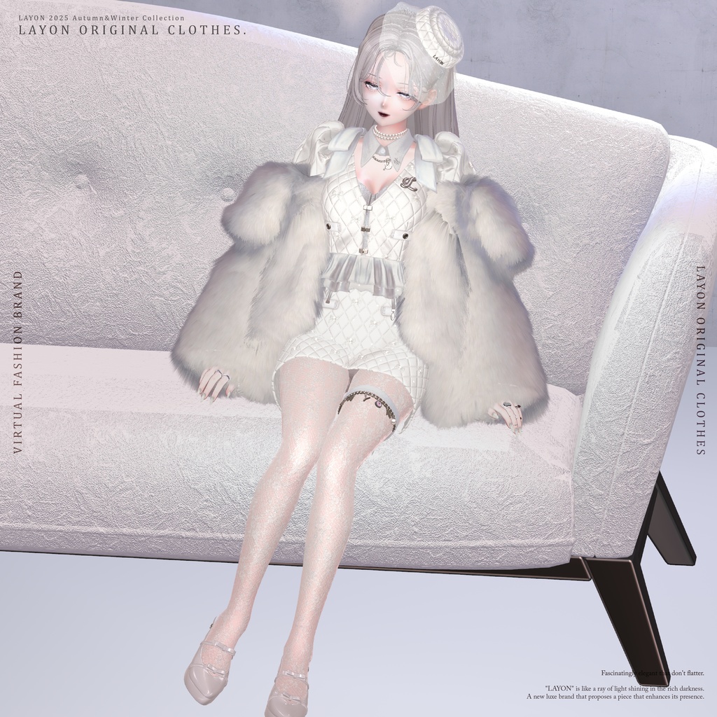 【3D】Sillage de Nuit (森羅/しなの/LUMINA/マヌカ/ラシューシャ/Lapwing/Sio/マリシア/ミルティナ/ルルネ/対応) #LAYON服 #LAYONコーデ