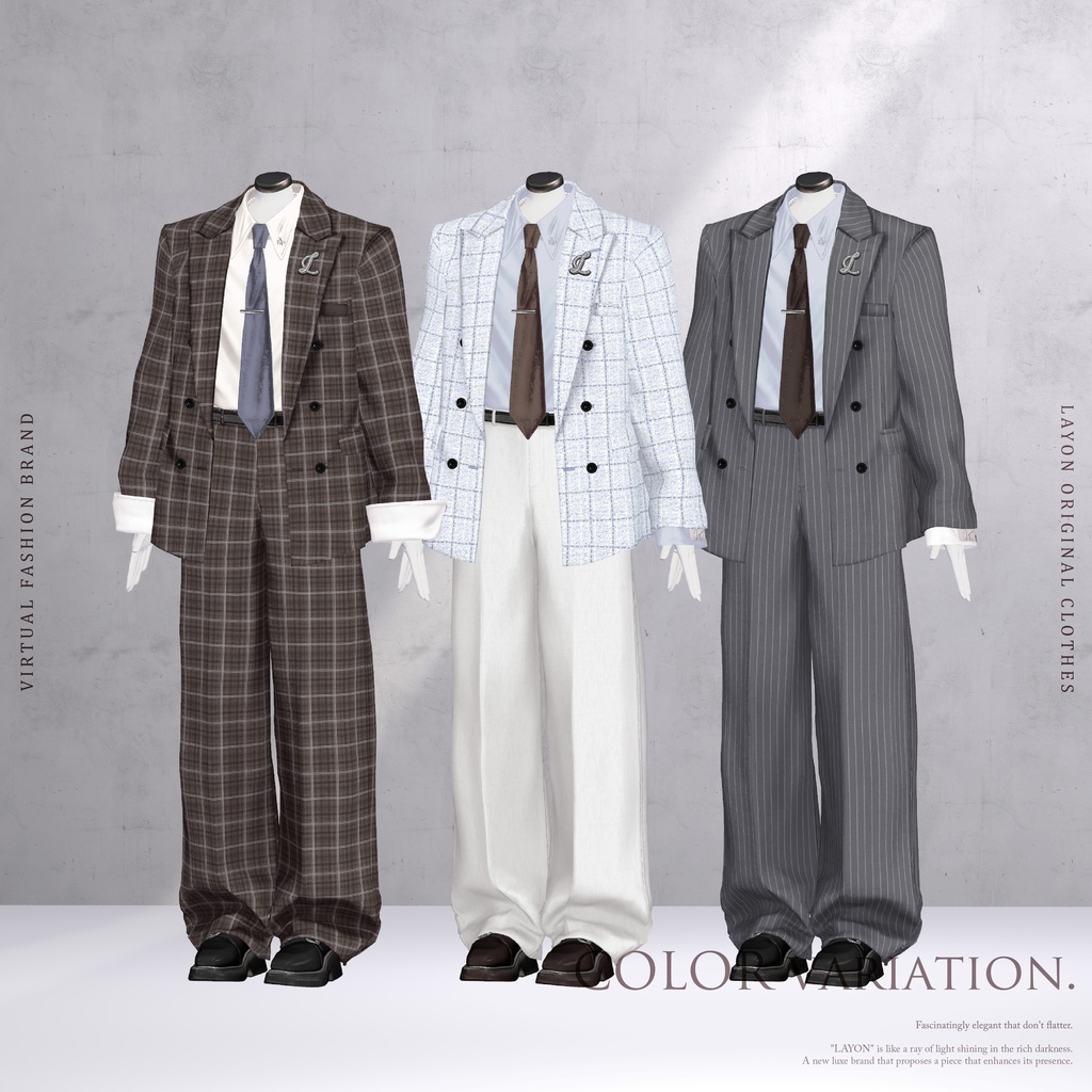 【3D】Sillage de Nuit (水瀬/狛乃/斑霞/Alué対応) #LAYON服 #LAYONコーデ