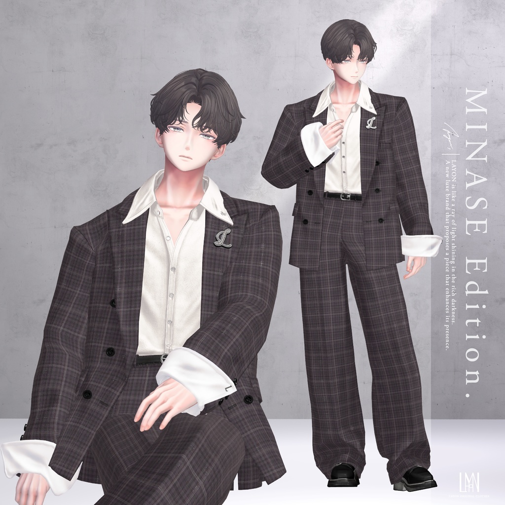 【3D】Sillage de Nuit (水瀬/狛乃/斑霞/Alué対応) #LAYON服 #LAYONコーデ