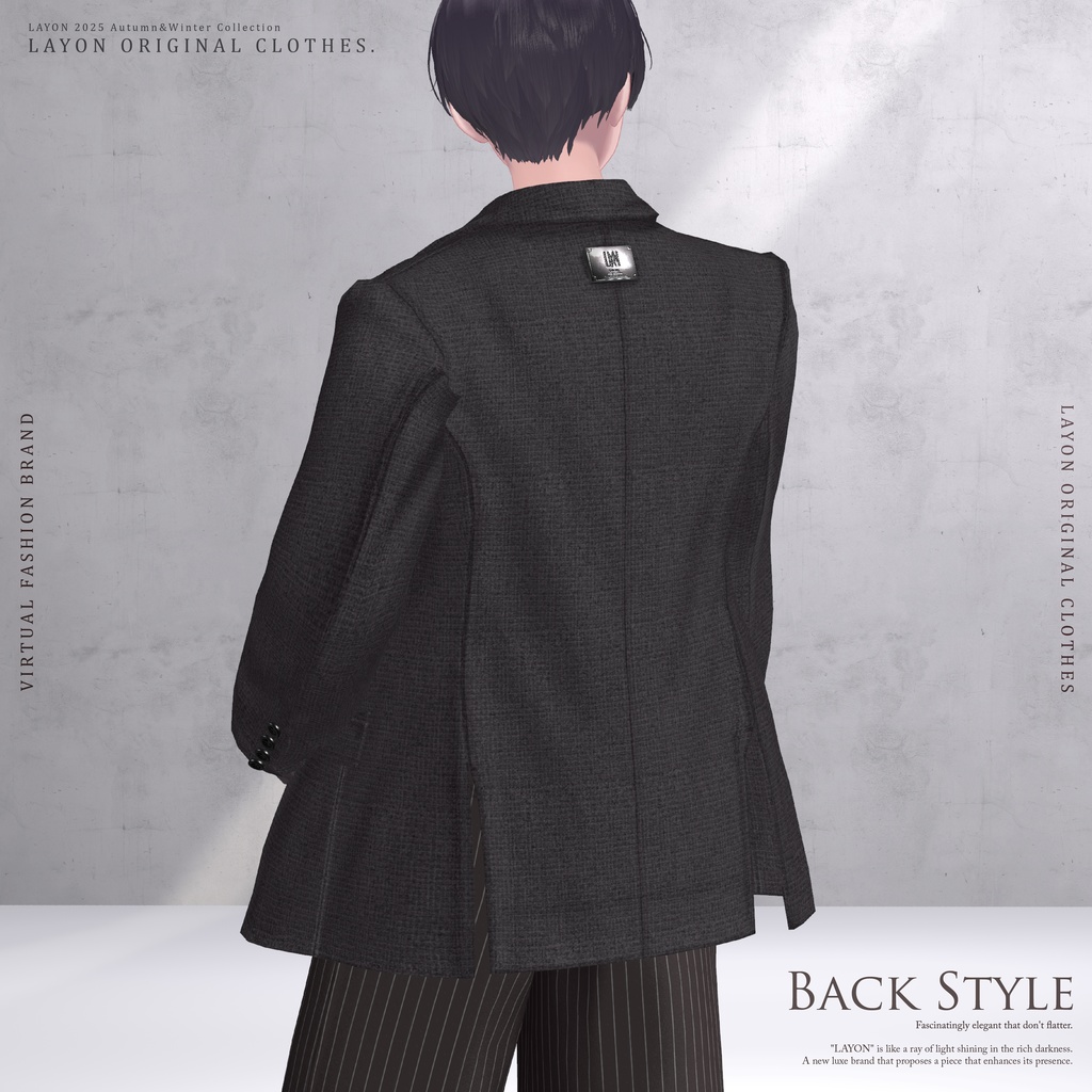 【3D】Sillage de Nuit (水瀬/狛乃/斑霞/Alué対応) #LAYON服 #LAYONコーデ