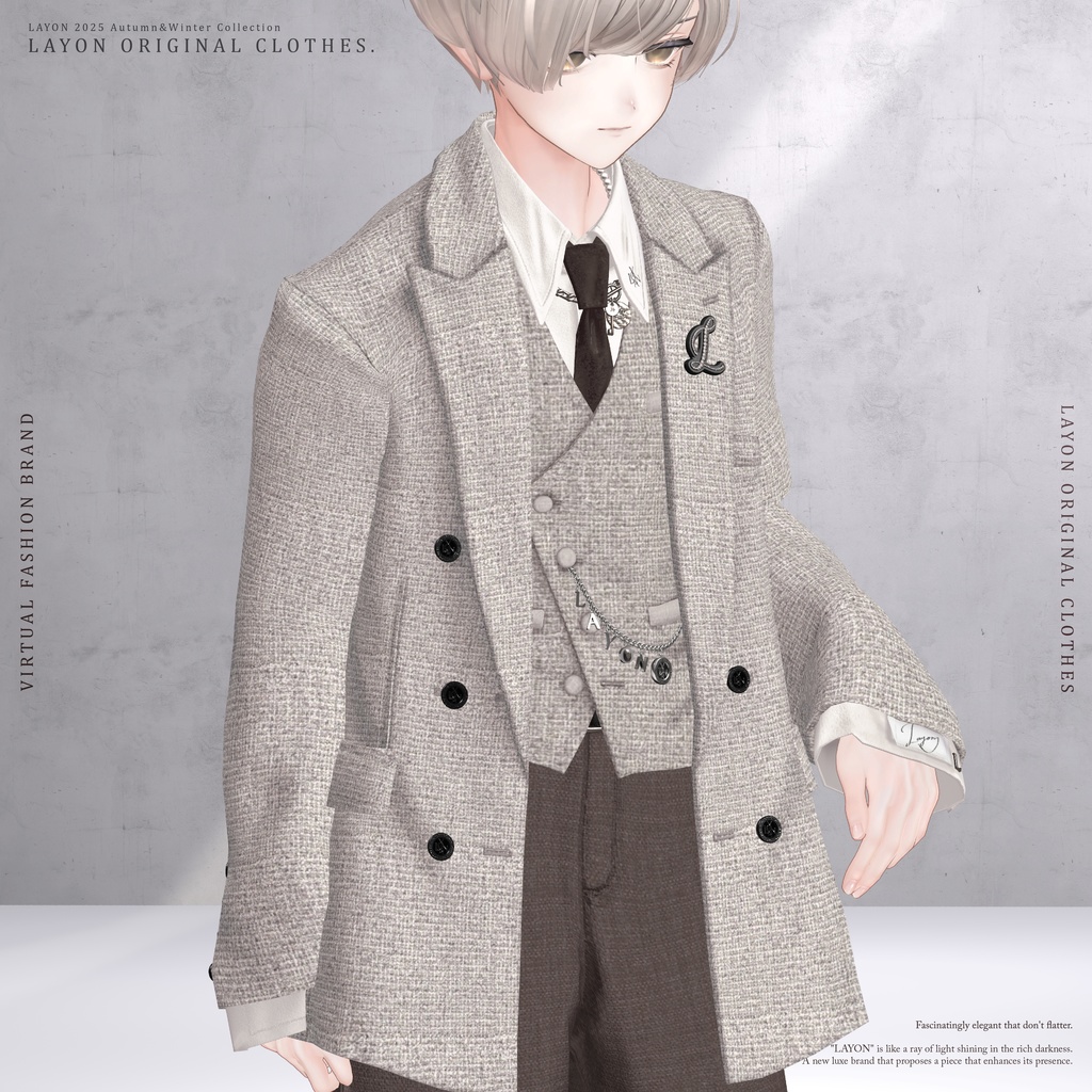 【3D】Sillage de Nuit (水瀬/狛乃/斑霞/Alué対応) #LAYON服 #LAYONコーデ