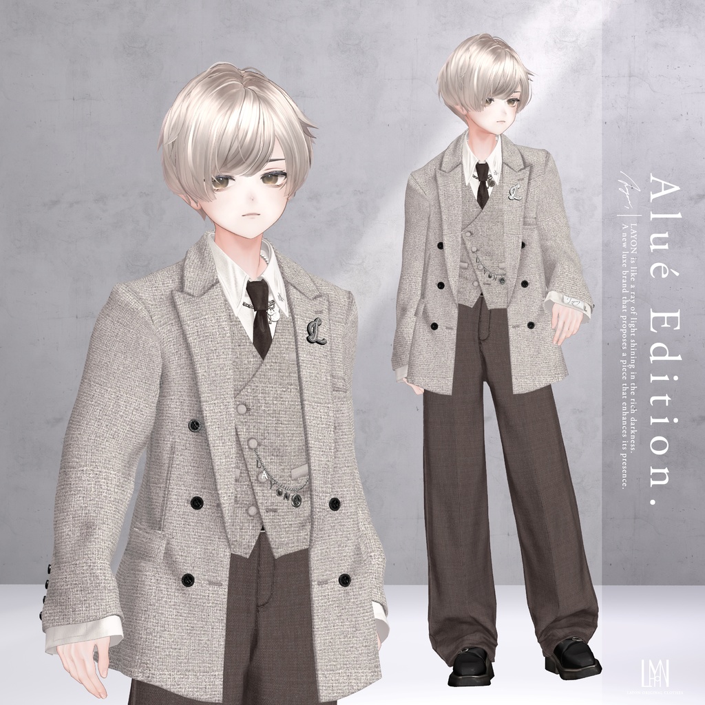 【3D】Sillage de Nuit (水瀬/狛乃/斑霞/Alué対応) #LAYON服 #LAYONコーデ