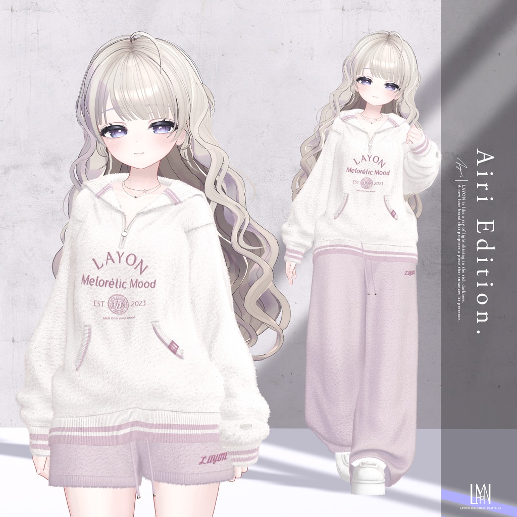 【3D】Melorétic Mood wear (森羅/しなの/LUMINA/マヌカ/しらつめ/Sio/マリシア/ミルティナ/水瀬/狛乃/斑霞/Alué対応) #LAYON服 #LAYONコーデ