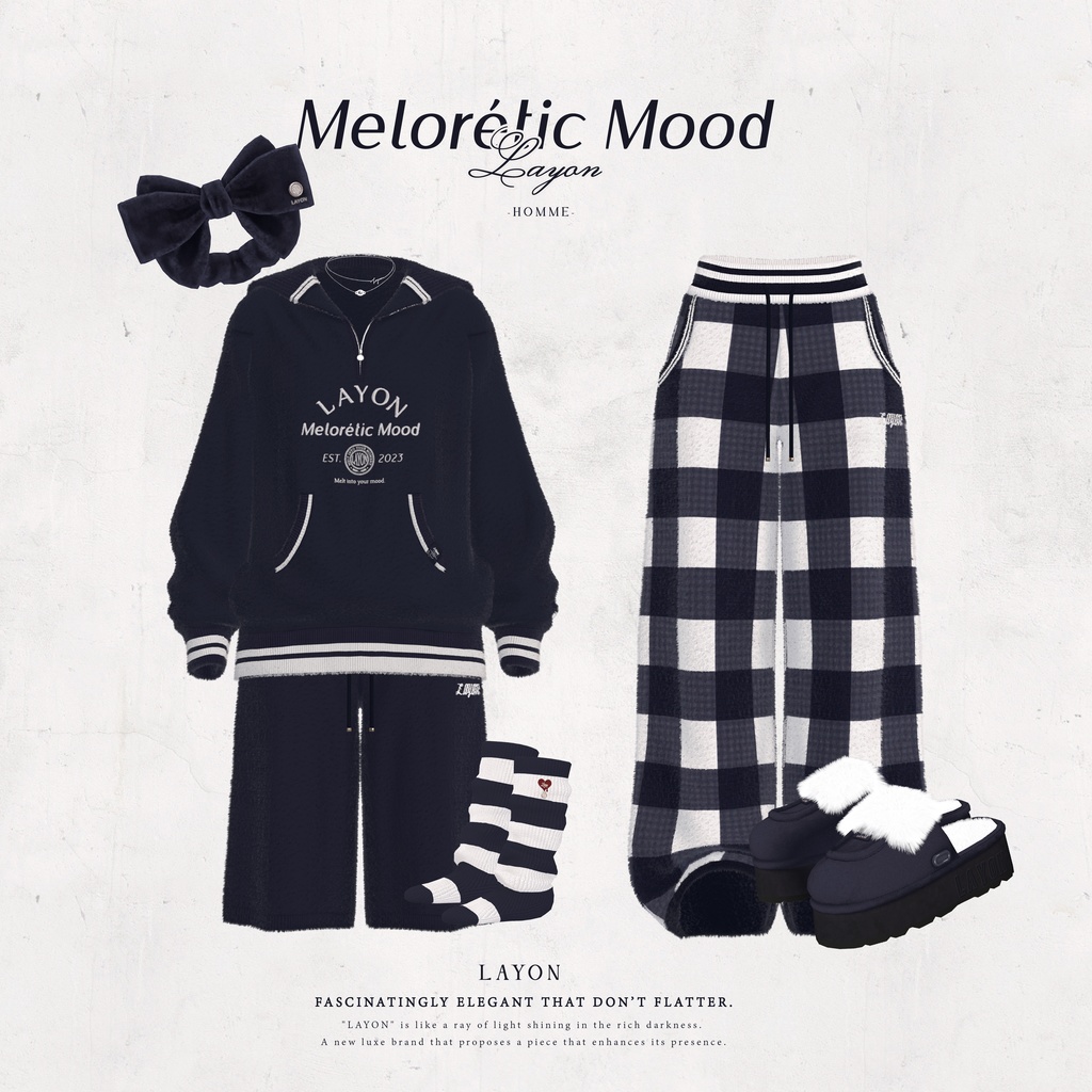 【3D】Melorétic Mood wear (森羅/しなの/LUMINA/マヌカ/しらつめ/Sio/マリシア/ミルティナ/水瀬/狛乃/斑霞/Alué対応) #LAYON服 #LAYONコーデ