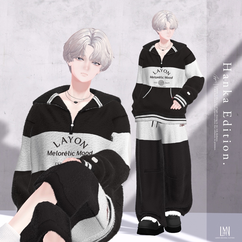 【3D】Melorétic Mood wear (森羅/しなの/LUMINA/マヌカ/しらつめ/Sio/マリシア/ミルティナ/水瀬/狛乃/斑霞/Alué対応) #LAYON服 #LAYONコーデ