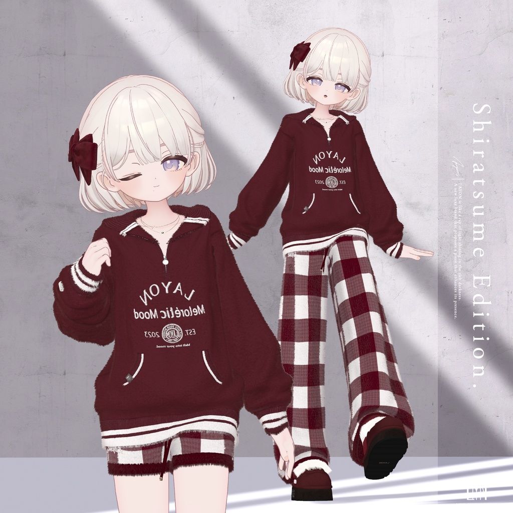 【3D】Melorétic Mood wear (森羅/しなの/LUMINA/マヌカ/しらつめ/Sio/マリシア/ミルティナ/水瀬/狛乃/斑霞/Alué対応) #LAYON服 #LAYONコーデ