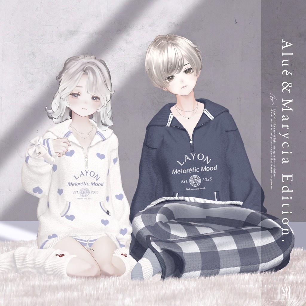 【3D】Melorétic Mood wear (森羅/しなの/LUMINA/マヌカ/しらつめ/Sio/マリシア/ミルティナ/水瀬/狛乃/斑霞/Alué対応) #LAYON服 #LAYONコーデ