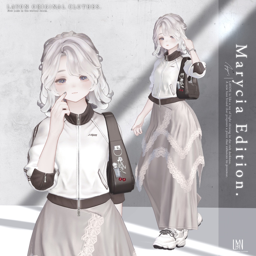【3D】Urban Veil Track (森羅/しなの/LUMINA/マヌカ/Sio/ミルティナ/Mayo/マリシア/Lapwing対応) #LAYON服 #LAYONコーデ
