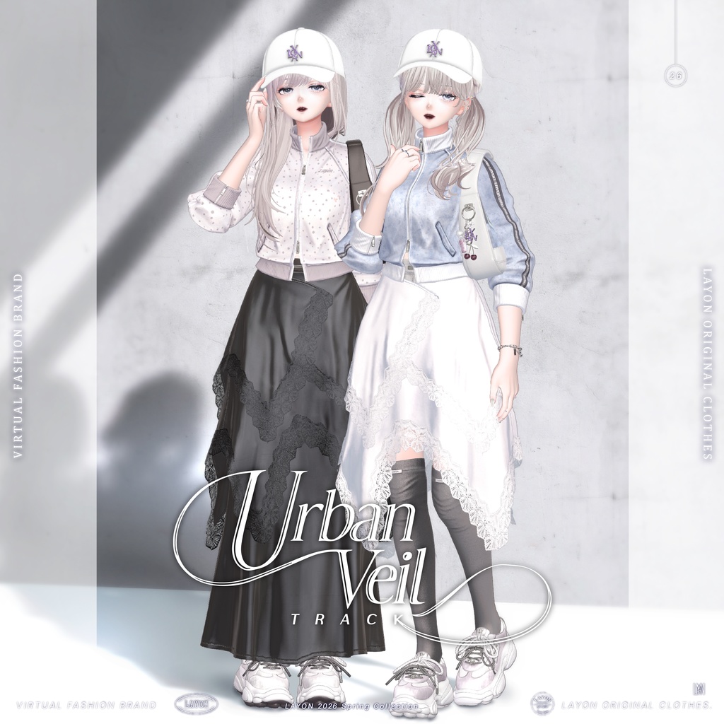 【3D】Urban Veil Track (森羅/しなの/LUMINA/マヌカ/Sio/ミルティナ/Mayo対応) #LAYON服 ＃LAYONコーデ