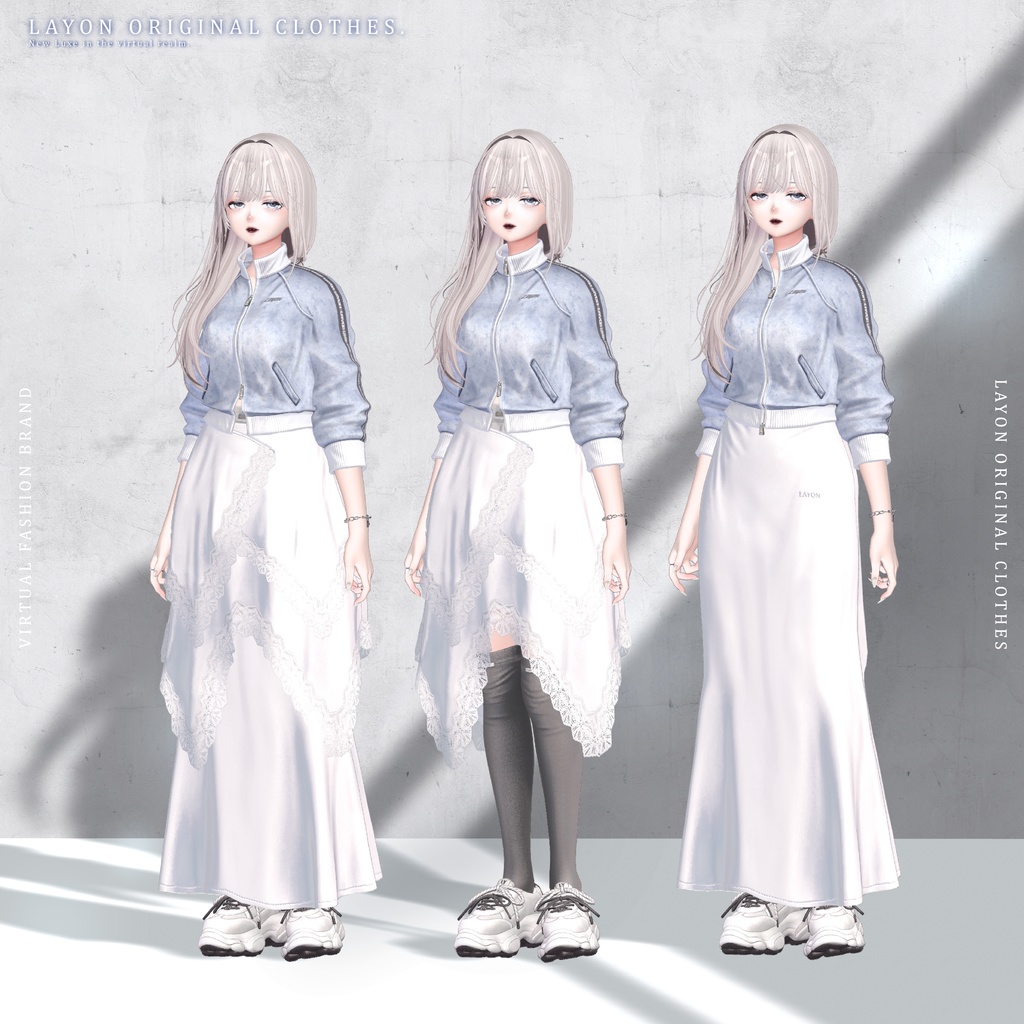 【3D】Urban Veil Track (森羅/しなの/LUMINA/マヌカ/Sio/ミルティナ/Mayo対応) #LAYON服 #LAYONコーデ