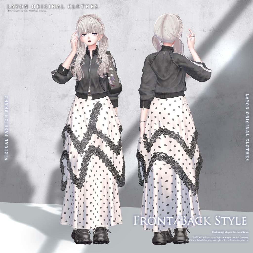 【3D】Urban Veil Track (森羅/しなの/LUMINA/マヌカ/Sio/ミルティナ/Mayo対応) #LAYON服 #LAYONコーデ