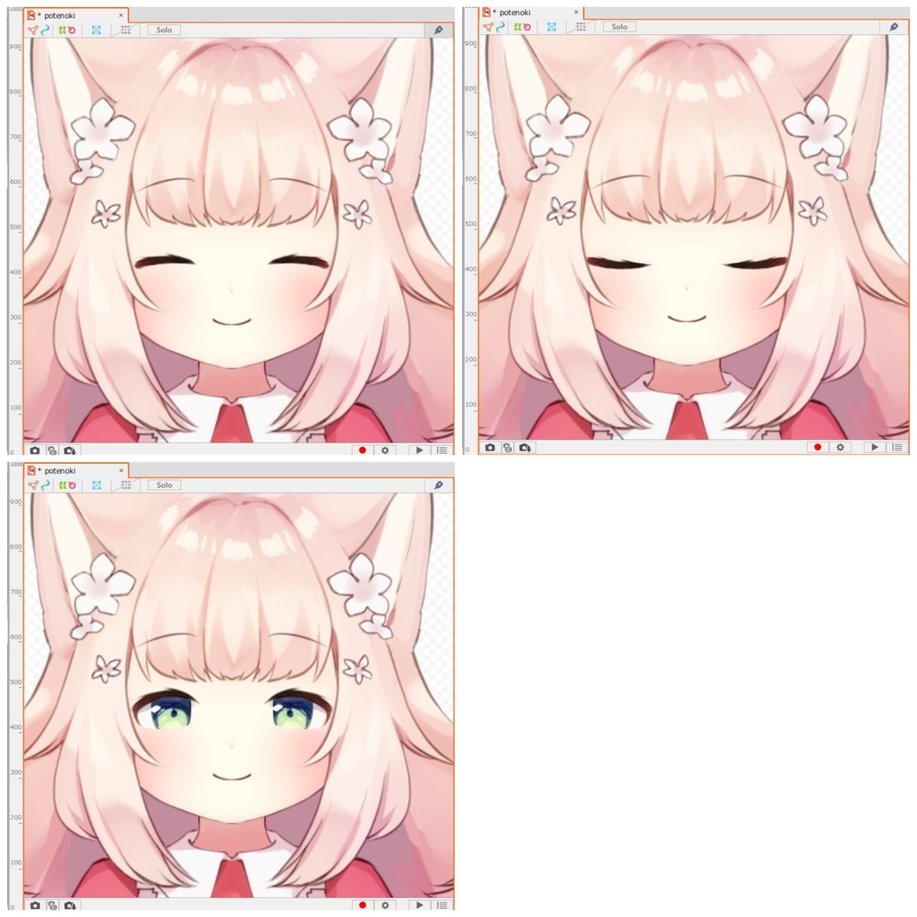 【FaceRig対応】Live2Dアバター