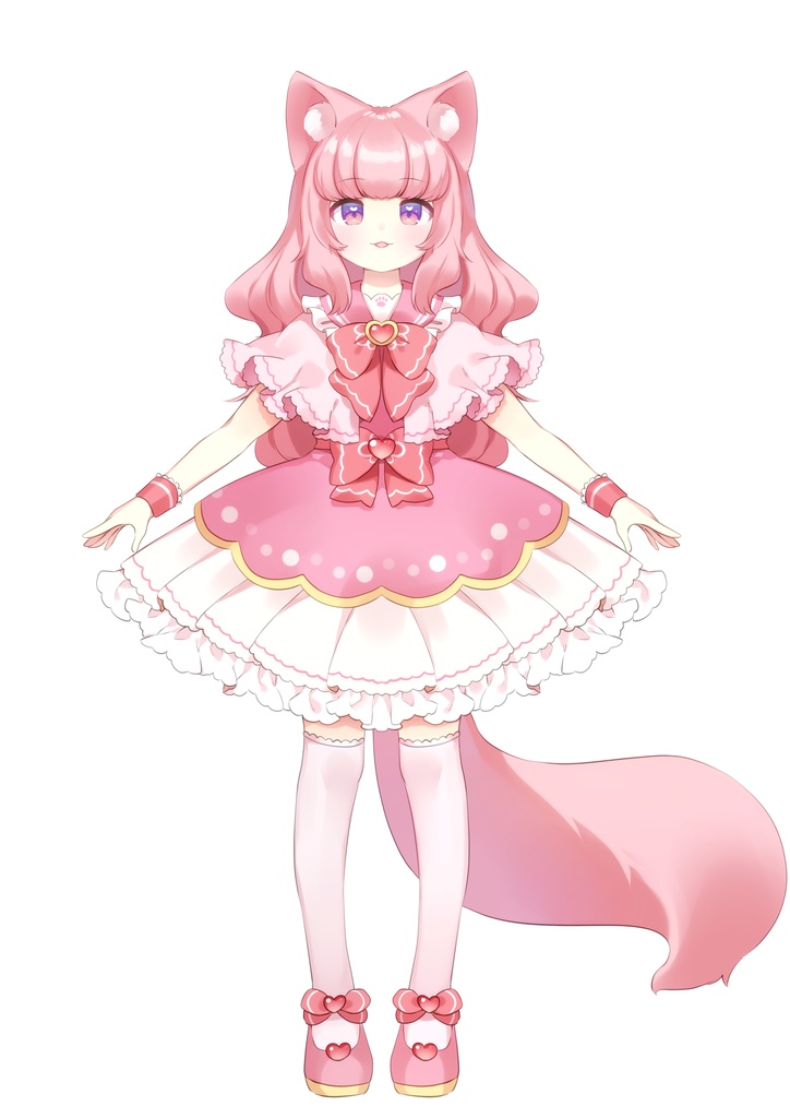 【汎用モデル】Live2Dアバター【立ち絵/パーツ分けPSD付き】