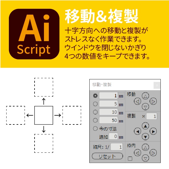 移動シリーズ「移動&複製・半分を移動」(Move_Copy_Series)