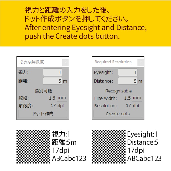 必要な解像度 (Required Resolution)