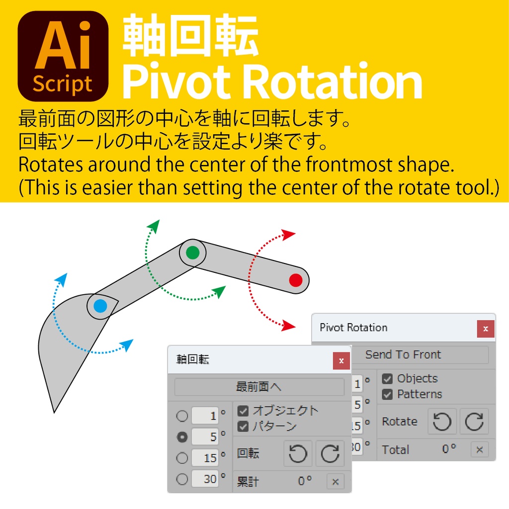 軸回転 / Pivot Rotation