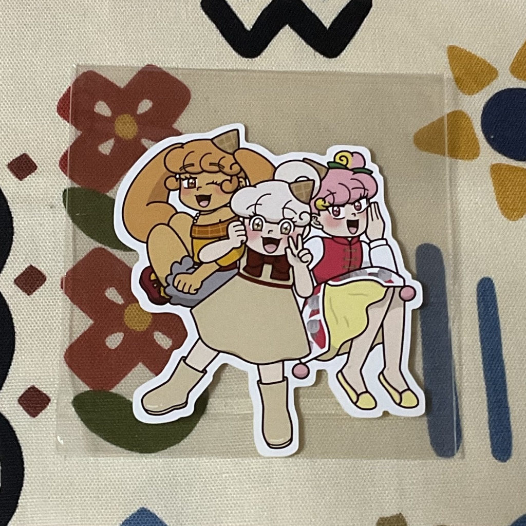 アイスんちゅステッカー バータオカル