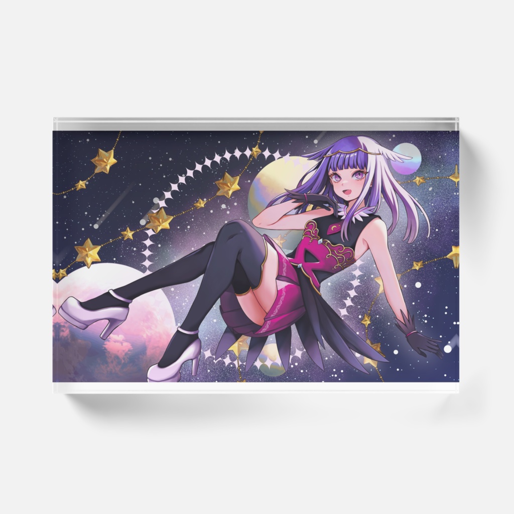 煌木紫音 活動4周年記念グッズ アクリルブロック