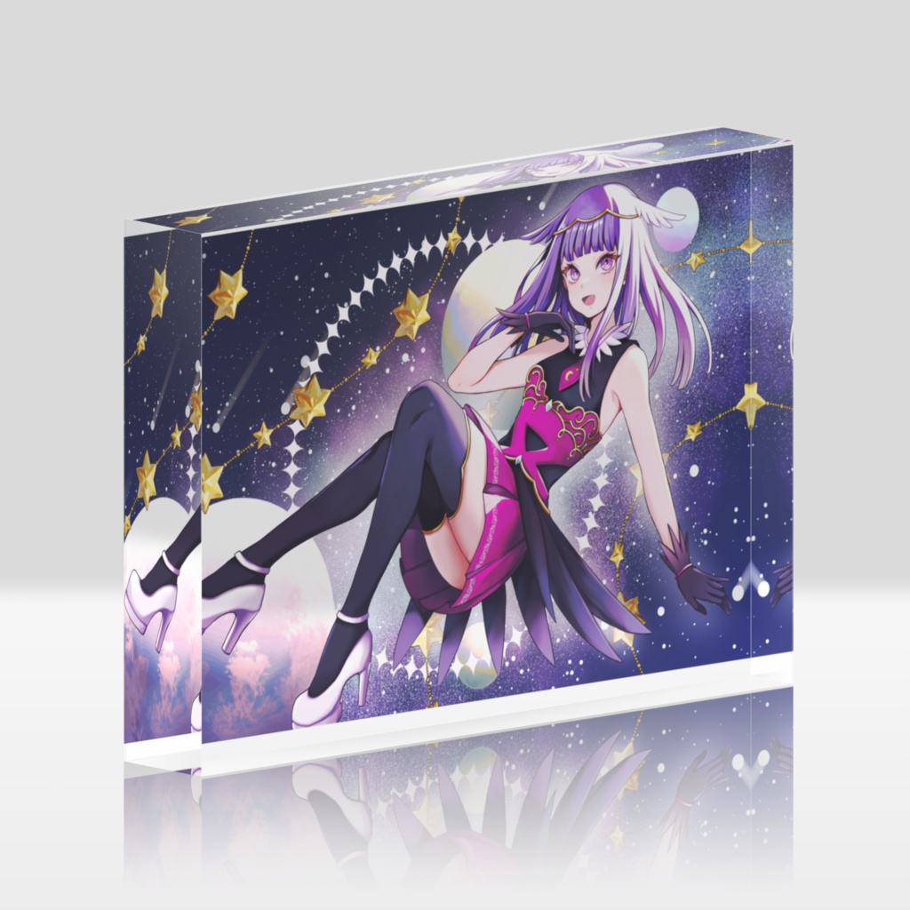 煌木紫音 活動4周年記念グッズ アクリルブロック