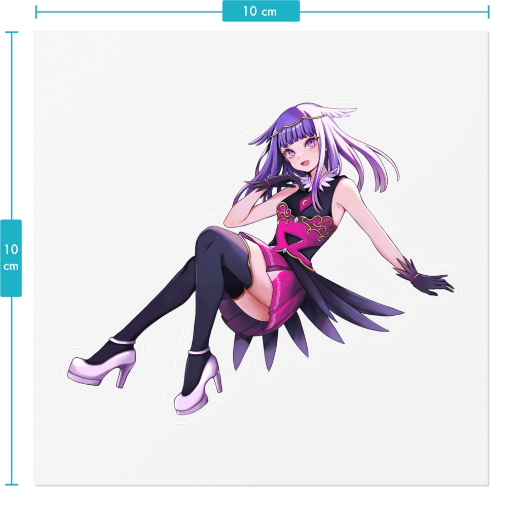 煌木紫音 活動4周年記念グッズ ステッカー