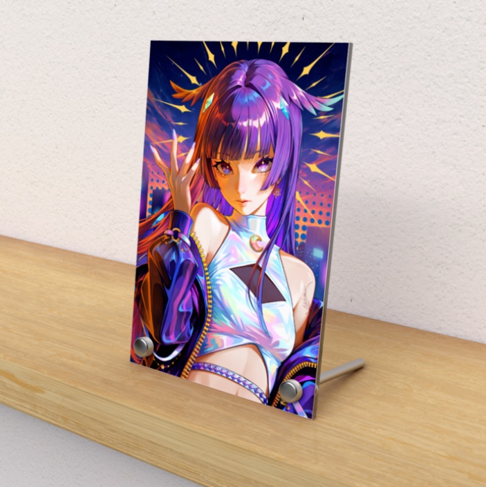 活動6周年記念グッズ  アクリルボード木紫音
