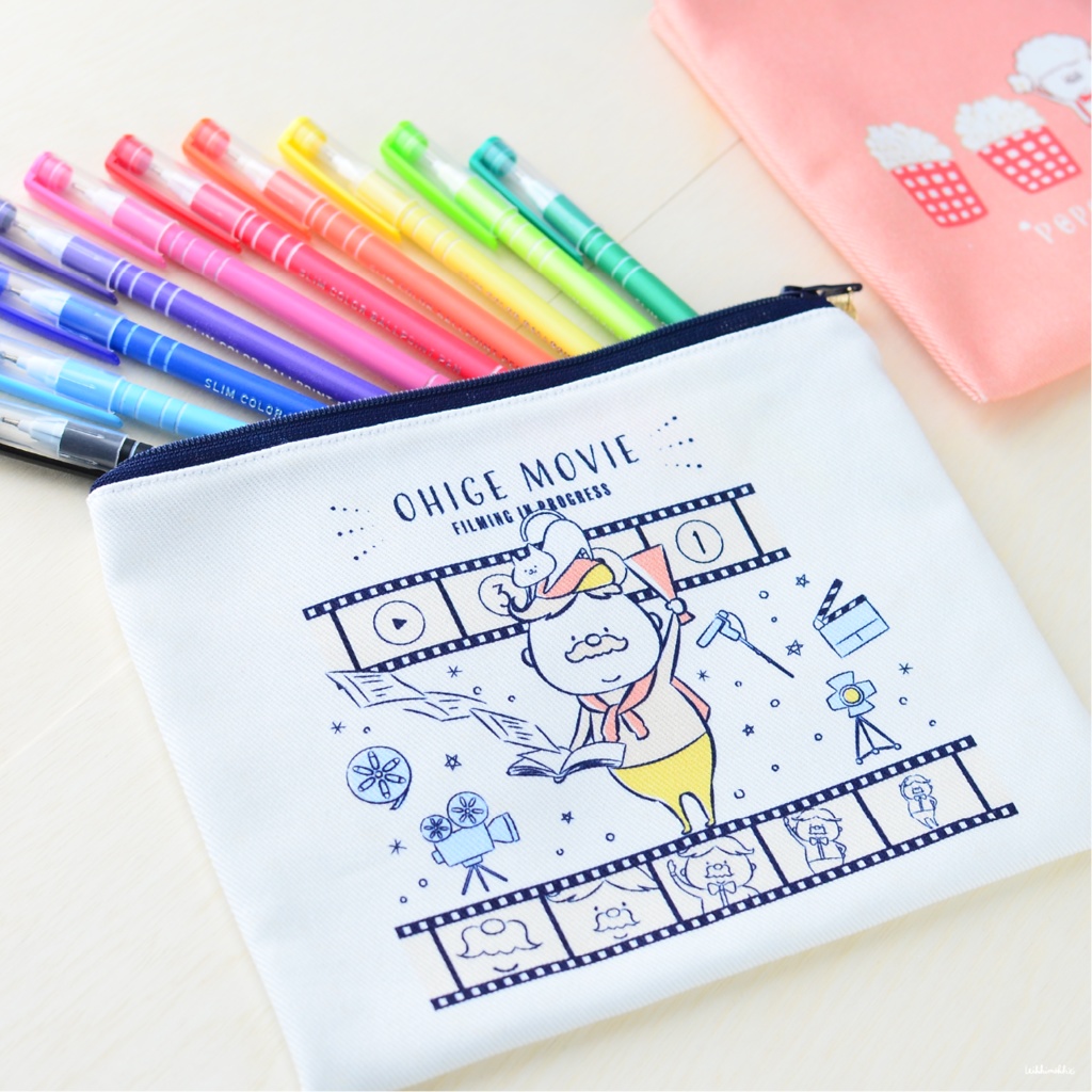 ポーチ：おひげムービー