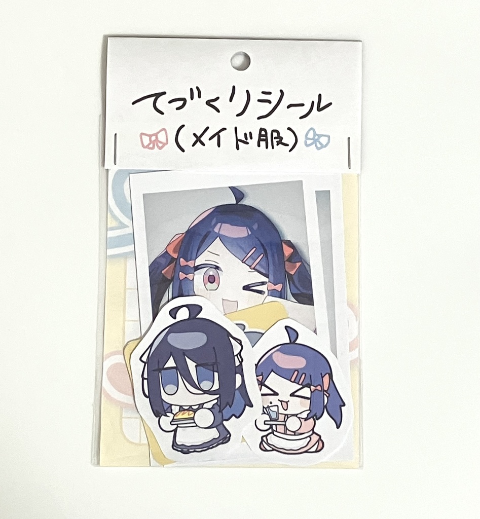 OC てづくりシール(メイド服) 5枚セット