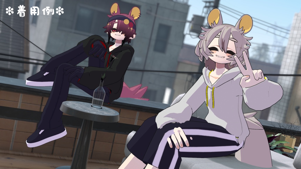 シンプルパーカー【NEUbodyV2_A_L対応】