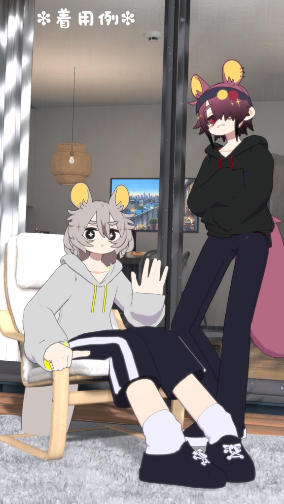 シンプルパーカー【NEUbodyV2_A_L対応】