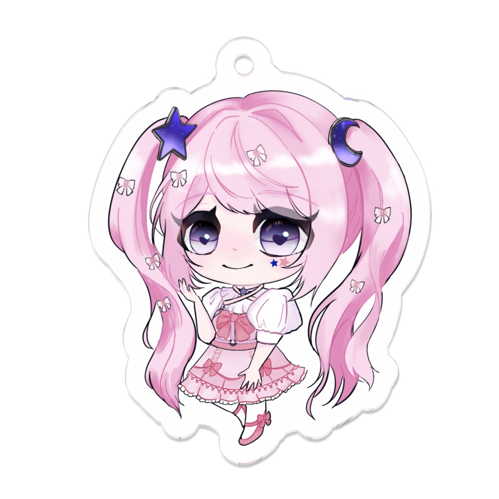 【 星乃るな 】星屑ミニキャラアクキー