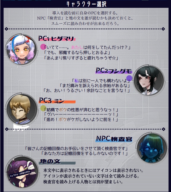 【3PL+GMレスのマダミス】記憶回復センターへようこそ!