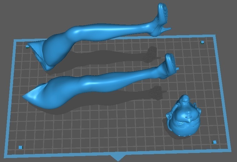 Azur Lane アズールレーン バニースタイルヤーデ 分割済みSTLデータ