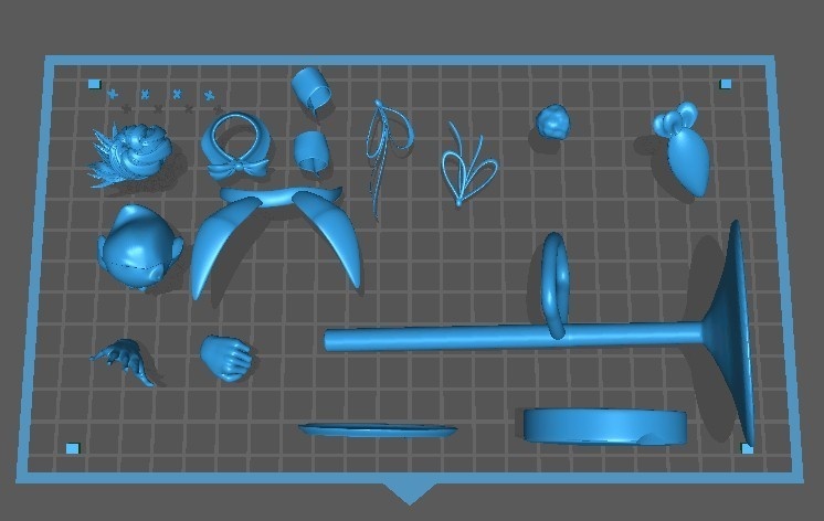 Azur Lane アズールレーン バニースタイルヤーデ 分割済みSTLデータ