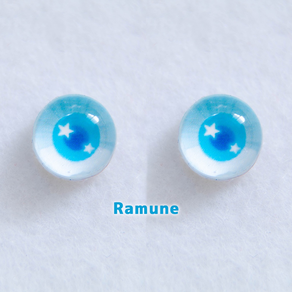 【8mm】ドールアイ 半球ガラス