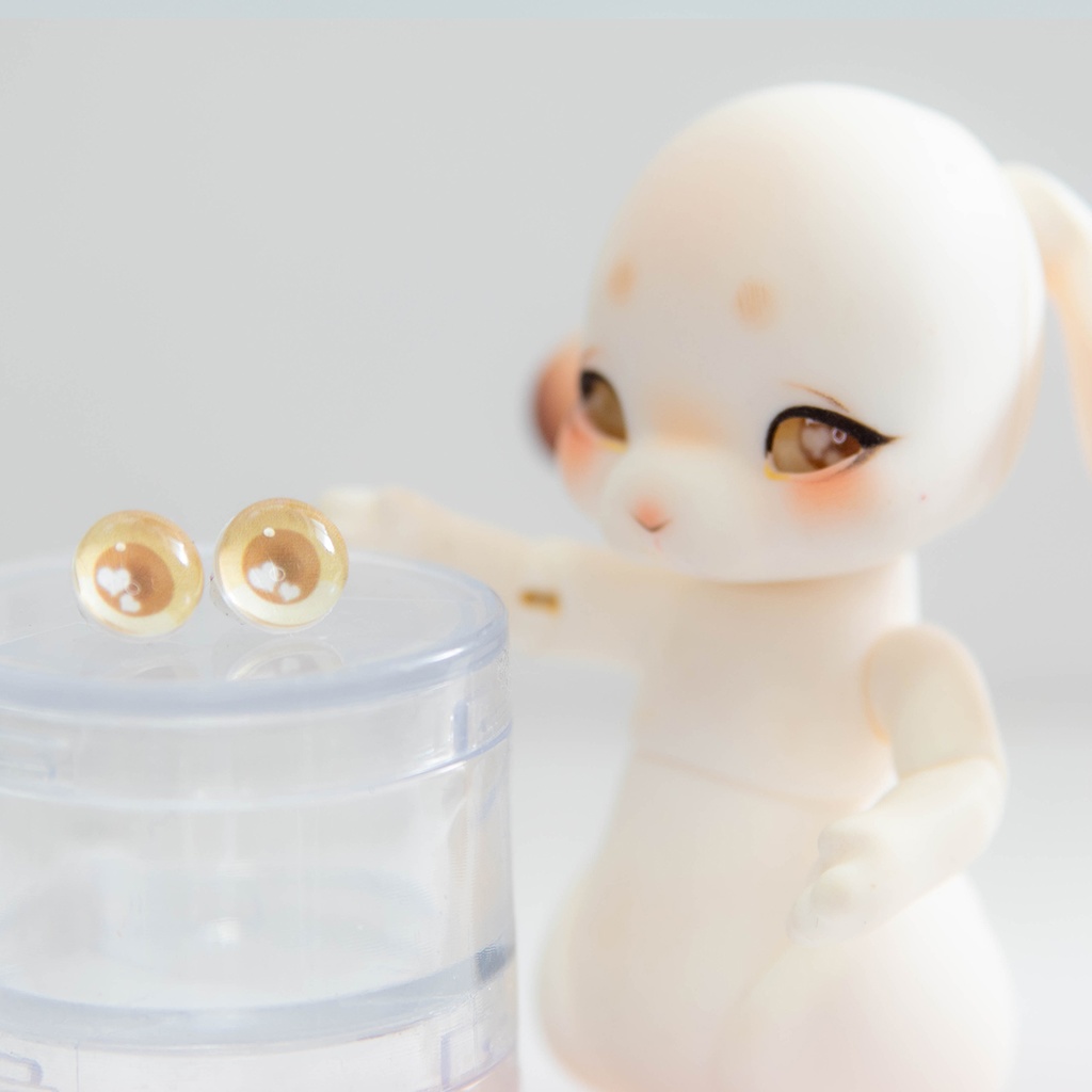 【8mm】ドールアイ 半球ガラス