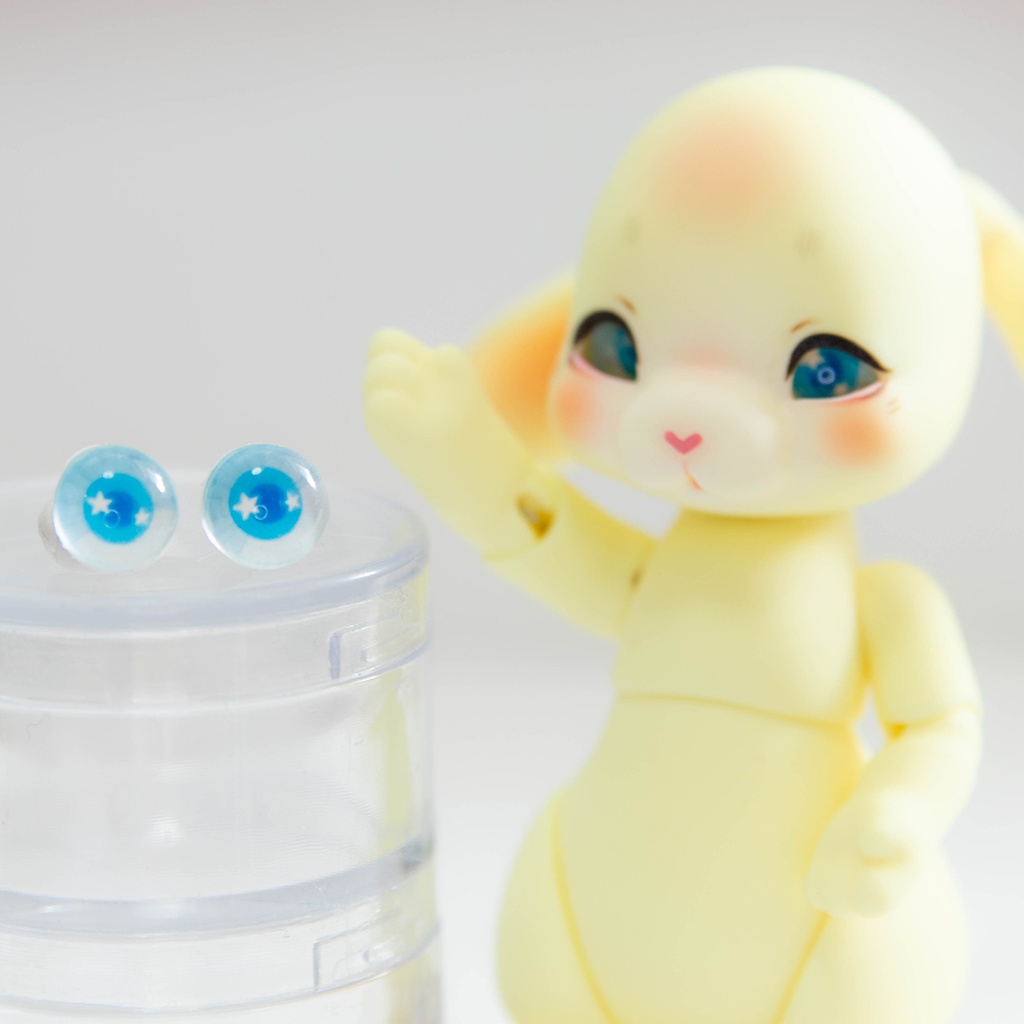 【8mm】ドールアイ 半球ガラス