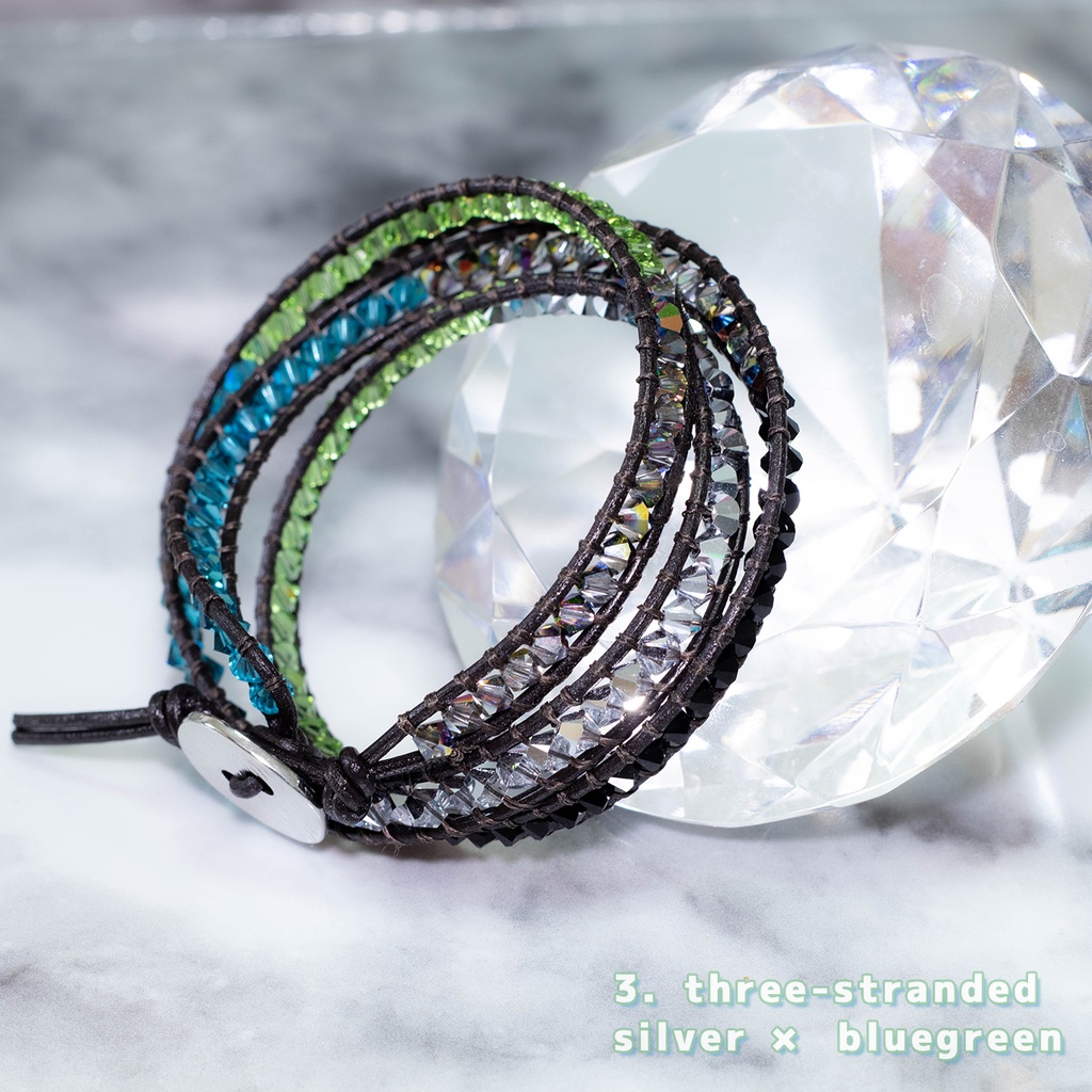 wrap bracelet 3-stranded ラップブレス