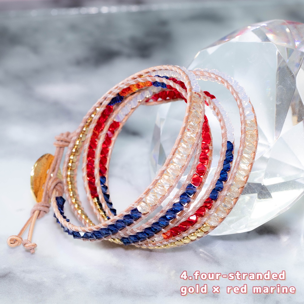 wrap bracelet 4-stranded ラップブレス