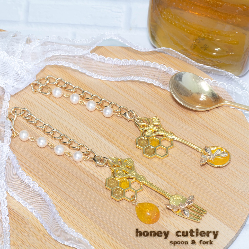 スイーツアクセサリー　honey comb cutlery　ハニカム2021